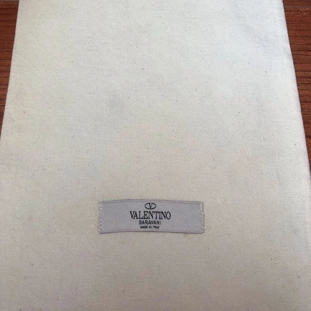 Valentino Garavani White Dust Bag 14.5 x 8.5